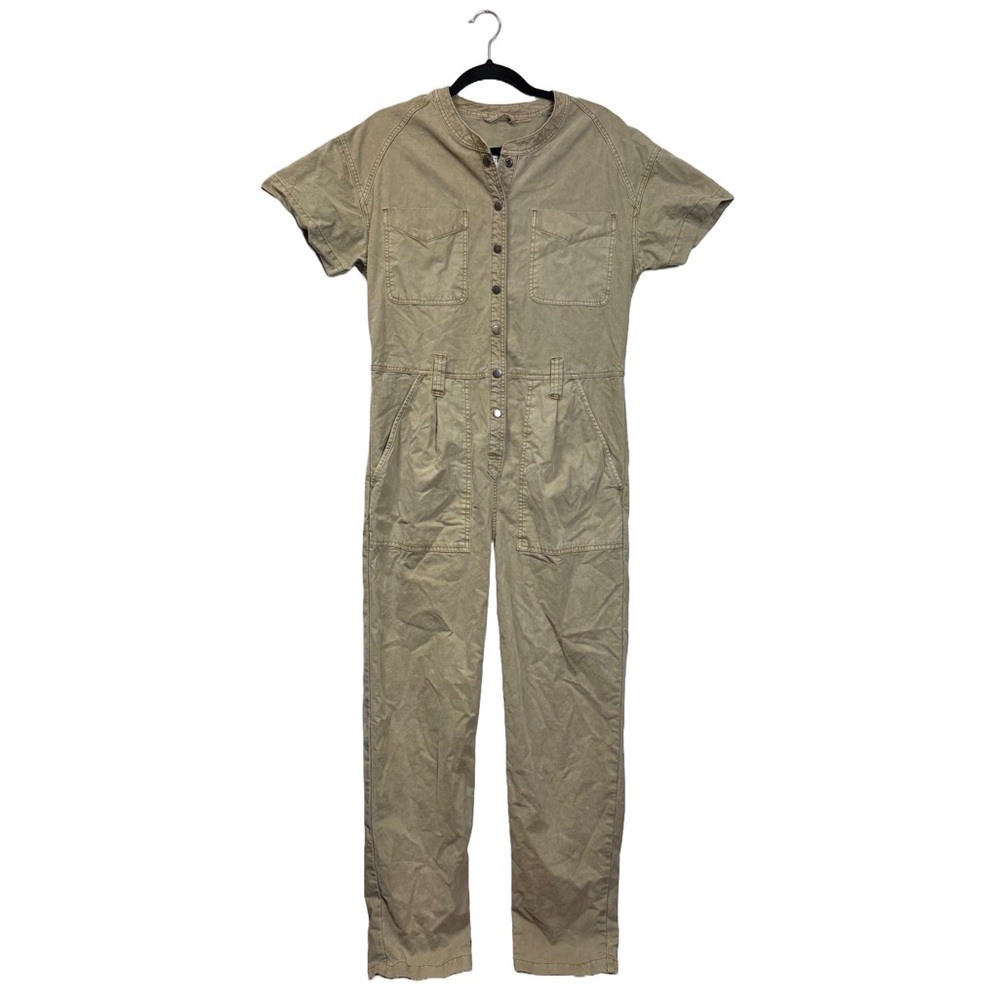 Pistola Khaki Mockneck Jumpsuit sz S